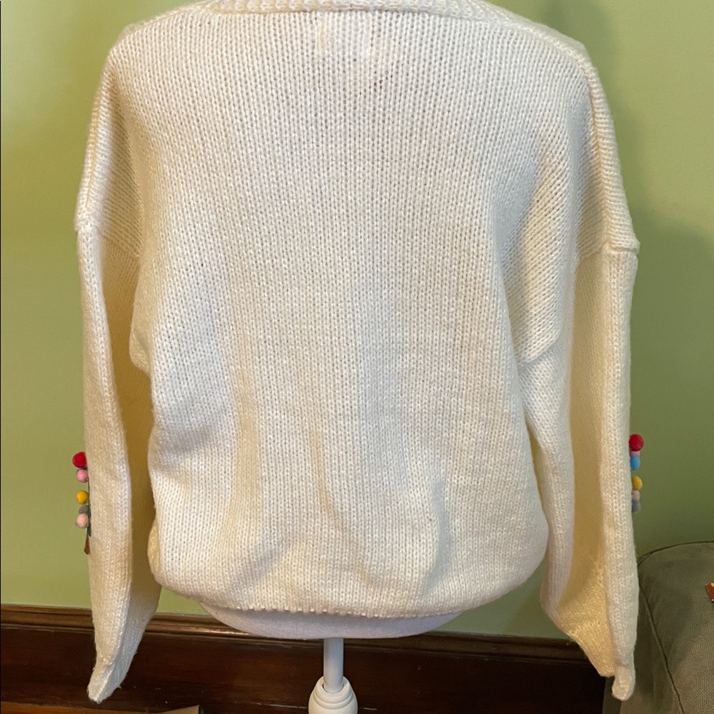 NWT Christmas tree cardigan sweater, size L - Picture 3 of 8